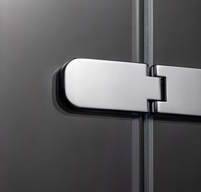 Flair Oro Hinge & Inline Door With Ultra Frameless Corner Side Panel