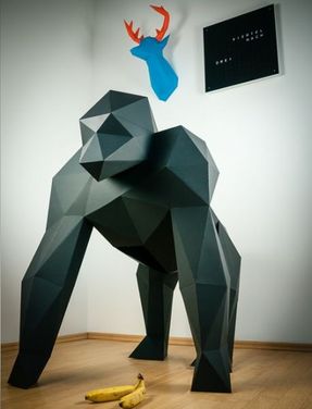 Papertrophy Mighty Xxl Gorilla Black