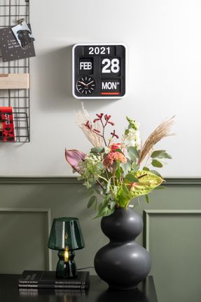Present Time Mini Flip Wall Clock