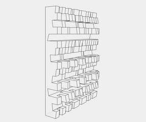 Eliacoustic Acoustic Conditioning Fussor 3D Acoustic Diffuser Ceiling
