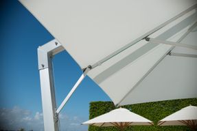 Bambrella Hurricane Side Wind Garden Umbrella