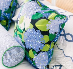 Schumacher Hydrangea Fabric