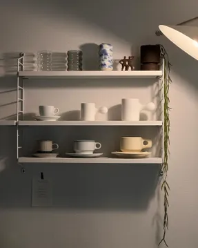 String Furniture String Pocket Metal White/white