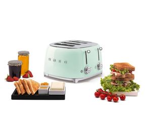 Smeg TSF03BLEU 4 Slice Toaster