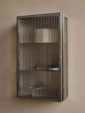 Ferm Living Haze - Wall Cabinet Reeded Glass
