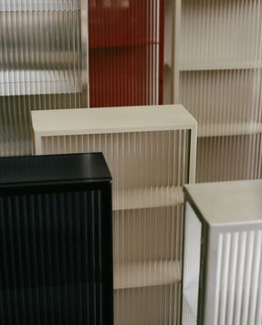 Ferm Living Haze - Wall Cabinet Reeded Glass