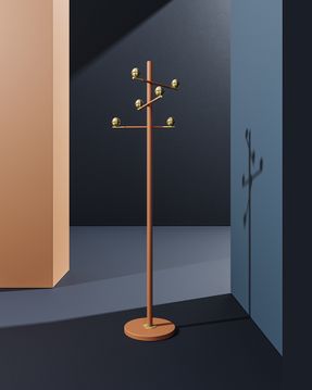 Prof Jane Floor-Standing Coat Rack