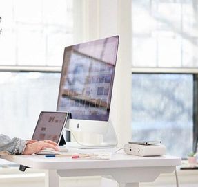 Imovr Ellipse Qi Wireless Table Top Power Block