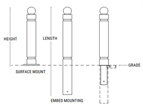 Tournesol B-1 Bollard Collection
