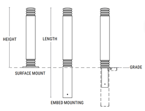 Tournesol B-1 Bollard Collection