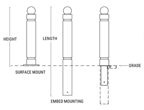 Tournesol B-1 Bollard Collection