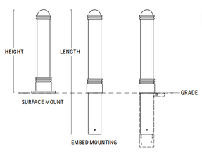 Tournesol B-1 Bollard Collection