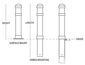 Tournesol B-1 Bollard Collection