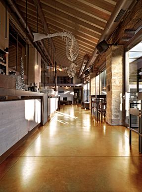 Ideal Work Acid-Stain Floor