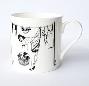 Dupenny 50s Housewives Mugs