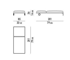 Minotti Patio Daybed