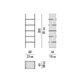 Minotti Zoe Bookcase