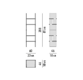 Minotti Zoe Bookcase