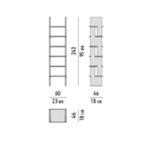 Minotti Zoe Bookcase