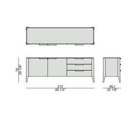 Porada Atlante Sideboards & Cupboards
