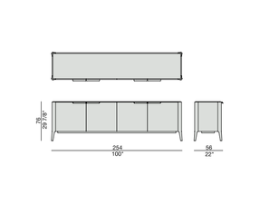 Porada Atlante Sideboards & Cupboards