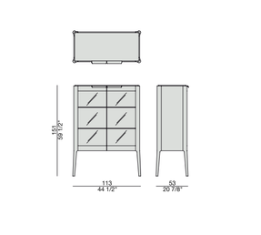 Porada Atlante Sideboards & Cupboards