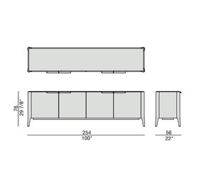 Porada Atlante Sideboards & Cupboards