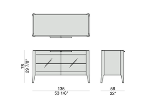 Porada Atlante Sideboards & Cupboards