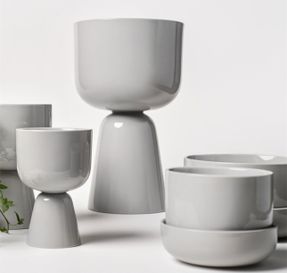 Iittala Plant Pot With Saucer White S