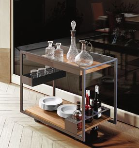 Cattelan Italia Mojito Wood Trolley