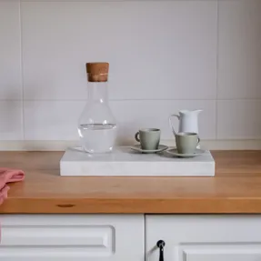 Mor Design Eclipse – Minimalist Tray In Marble