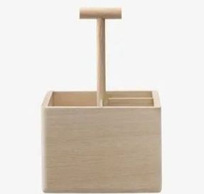 Lsa Dine Oak Cutlery Holder H29cm