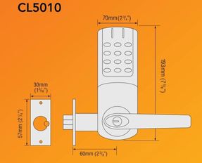 Codelocks CL5010 NetCode