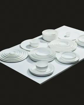 Serax Starter Plate High White Base