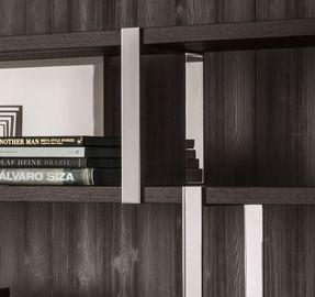 Minotti Dalton "Chrome" Bookcase