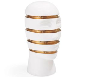 Jonathan Adler Atlas Sliced Bust Sculpture