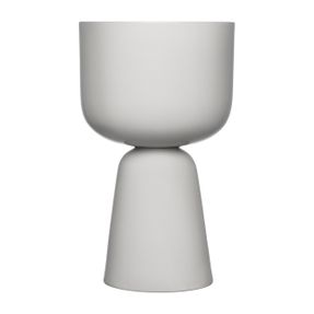 Iittala Plant Pot Beige Stemmed S High