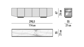 Minotti Jason Sideboards