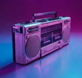 A-bsolument Boombox Bluetooth Philips Vintage 1989