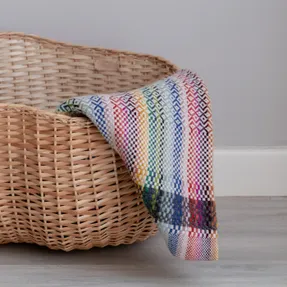 Mor Design Crag – Blanket In Pure Wool, Woven In Portugal
