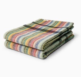 Mor Design Crag – Blanket In Pure Wool, Woven In Portugal