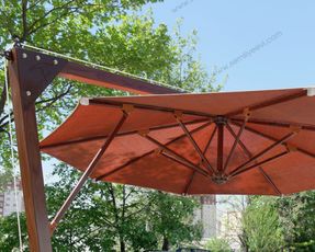 Umbrella House Side Pole Circular Umbrella