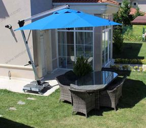 Umbrella House Side Pole Circular Umbrella