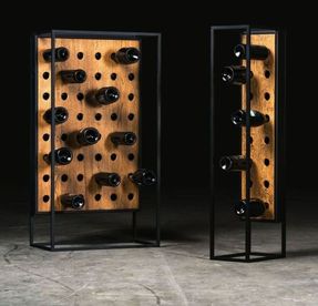 Canel Fucina Design Totem Free Standing Bottle Holder