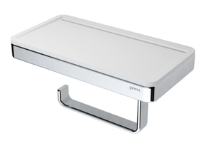 Geesa Toilet Roll Holder With Shelf