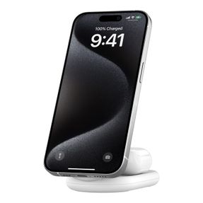 Belkin 2-in-1 Magnetic Foldable Wireless Charger with Qi2 15W Power Station
