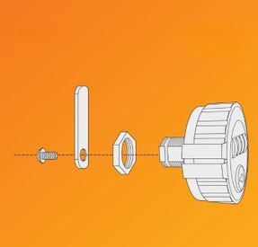 Codelocks KL10 KitLock Mechanical Combination Door Lock
