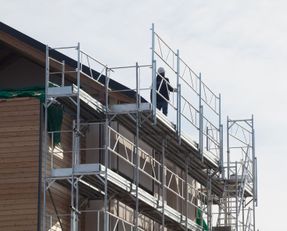 Pilosio P.L.A. Flexible, lightweight aluminum frame scaffolding