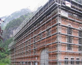 Pilosio P.L.A. Flexible, lightweight aluminum frame scaffolding