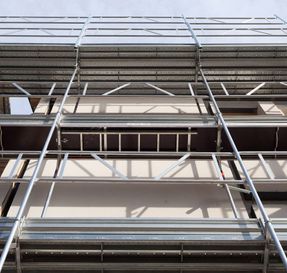 Pilosio P.L.A. Flexible, lightweight aluminum frame scaffolding